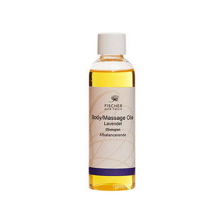 Massageolie Lavendel øko fra Fischer Pure Nature