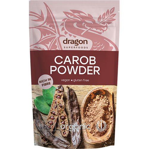 Carob pulver Ø fra Dragon Superfoods