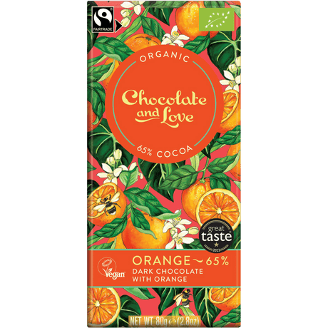 Chokolade Orange 65% Økologisk 