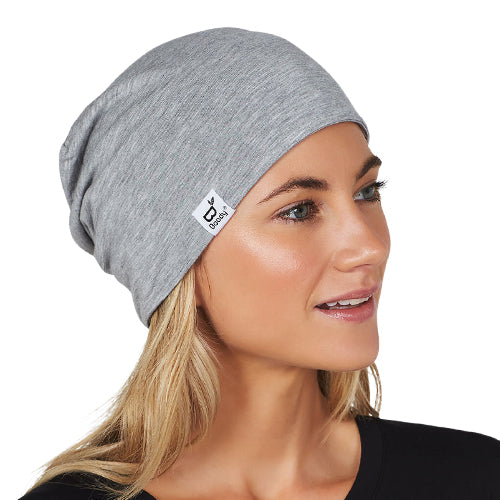 Soft Jersey Beanie lysgrå One-size fra Boody