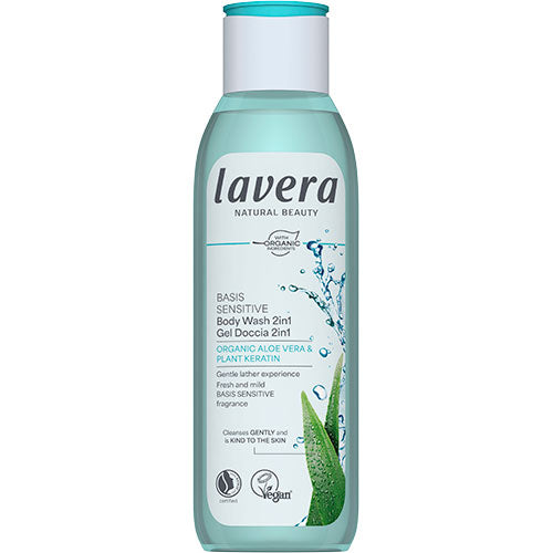 lavera Body Wash 2in1 Basis Sensitiv | 250 ml fra lavera