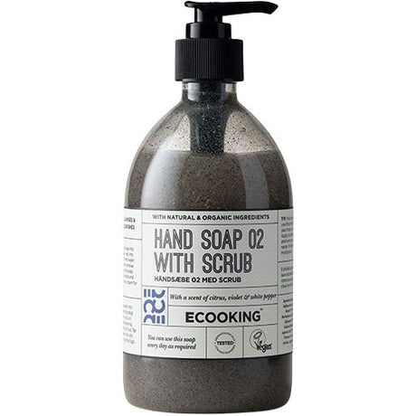 Håndsæbe med Scrub 02 fra Ecooking