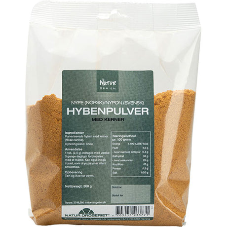 Hyben pulver m. kerner fint fra Natur-Drogeriet