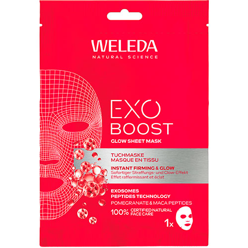 Weleda Exo Boost Glow Sheet Mask Pomegranate | 20 ml