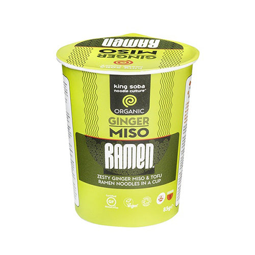 Ginger Miso Ramen instant cup Ø fra King Soba
