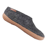 SHU`S hjemmesko med gummi sål - Dark grey 36