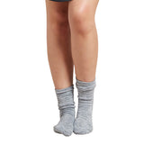 Women´s Chunky Bed Sock Dove/Storm Space Dye fra Boody