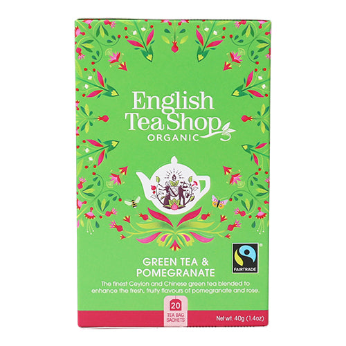 Green & Pomegranate Tea Ø fra English Tea Shop