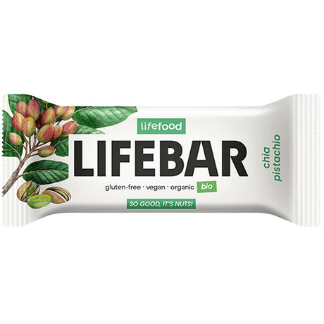 LifeBar Chia Pistacie RAW Ø fra Lifefood