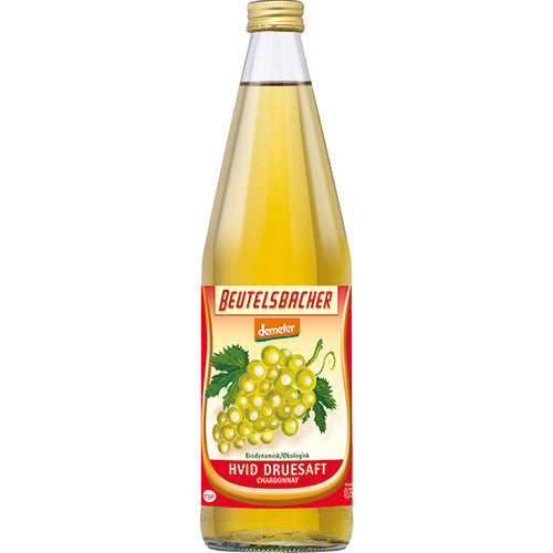 Hvid druesaft Chardonnay Ø Demeter fra Beutelsbacher