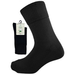 Cotton - Diabetic & Comfort sock, Sort, Str. 43-46