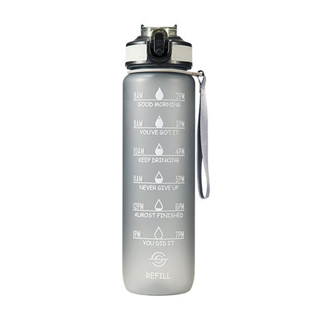 Motivationsflaske 1 ltr Sort fra Motivational Bottle