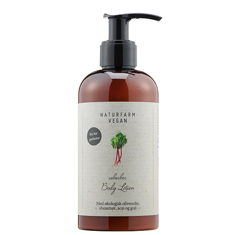 Body Lotion Rabarber fra Naturfarm