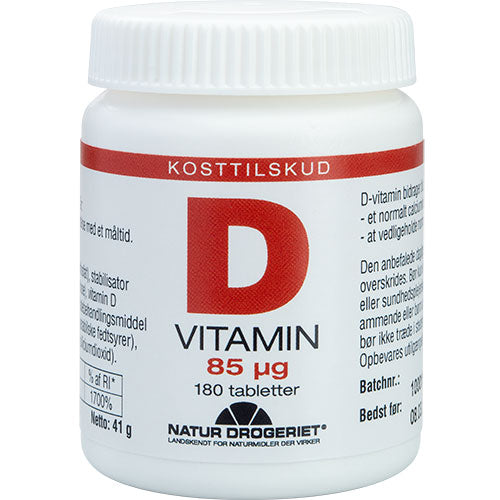 D3-vitamin 85 mcg fra Natur-Drogeriet