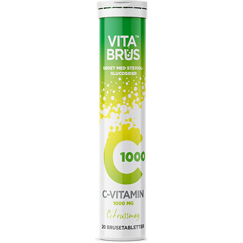 C-Vitamin brusetabletter - Citrussmag fra VitaBrus