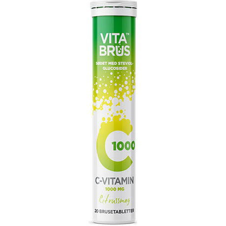 C-Vitamin brusetabletter - Citrussmag fra VitaBrus
