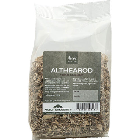 Althearod, tørret og skåret fra Natur-Drogeriet