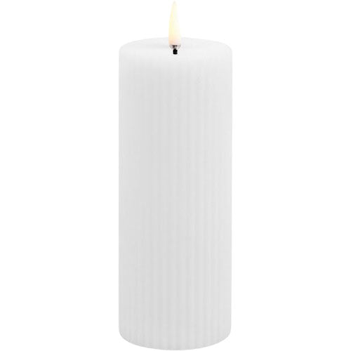 LED grooved Bloklys, Nordic White, Smooth, 5,8x15 fra Uyuni lighting