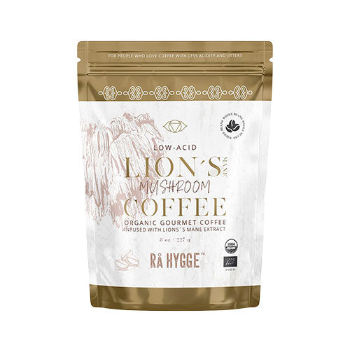 Kaffe m Lion's Mane svampeekstrakt -hele bønner Ø fra Rå Hygge