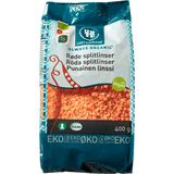 Urtekram Røde Splitlinser Økologisk | 400 g