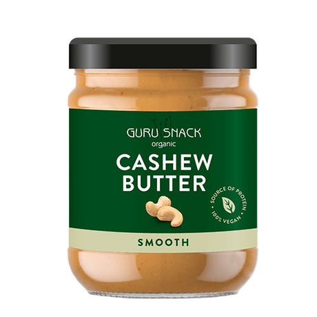 Cashewnøddesmør Smooth Ø fra Guru Snack