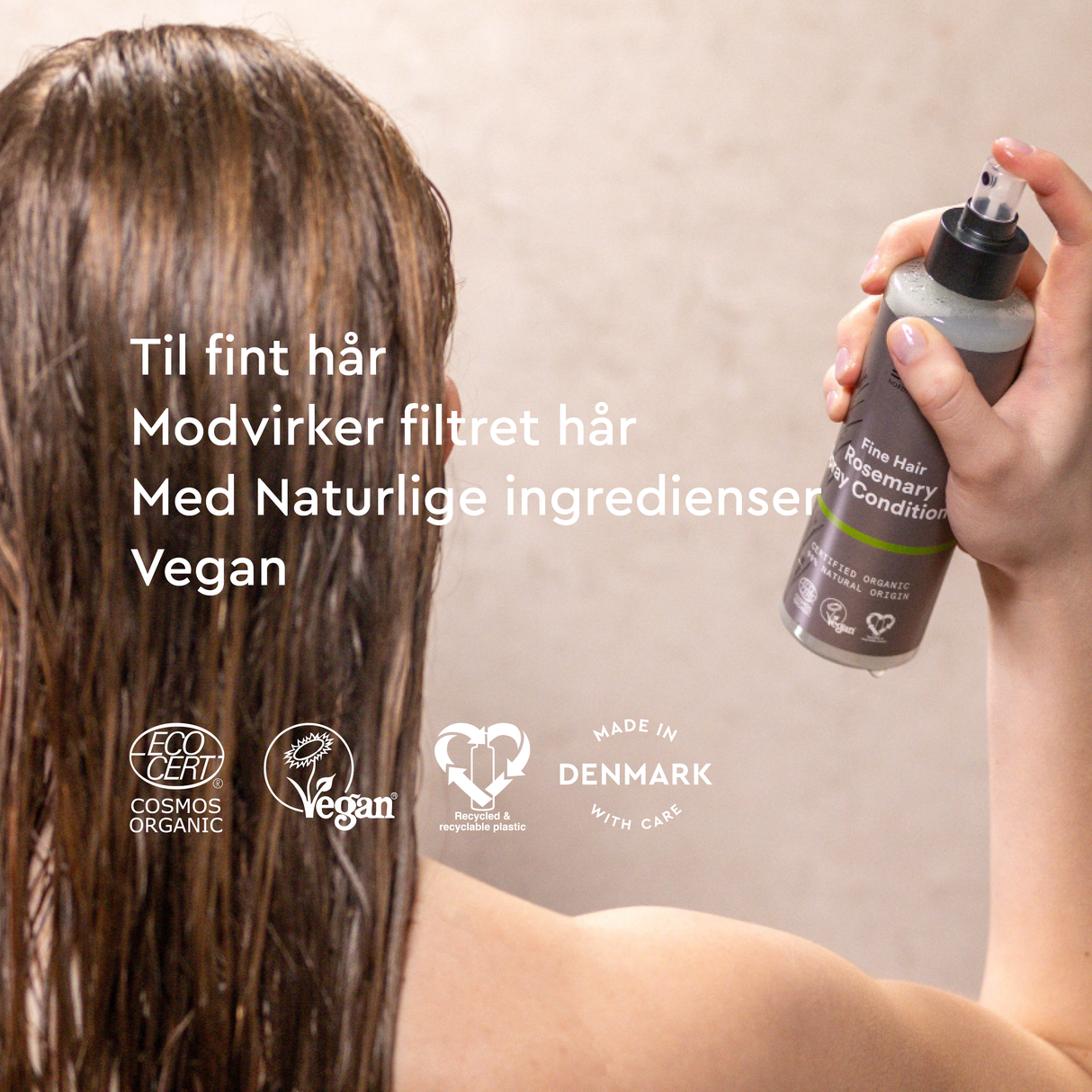 Urtekram Conditioner Spray Rosemary | 250 ml fra Urtekram