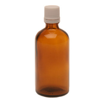 Flaske m. låg og dråbetæller (100 ml) fra Mezina