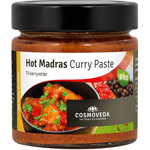Hot Madras Curry Paste Ø fra Cosmoveda
