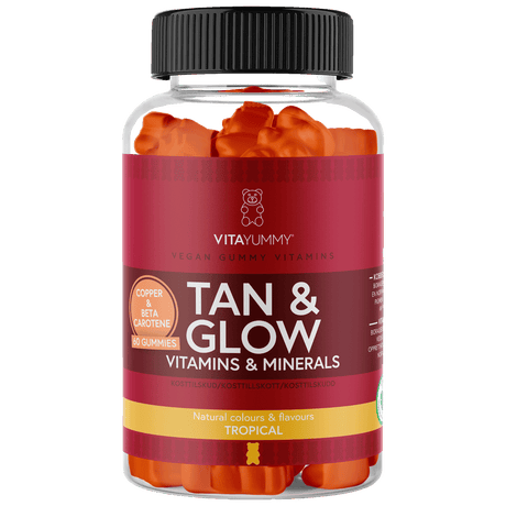 VitaYummy Tan & Glow Tropical | 60 stk fra VitaYummy