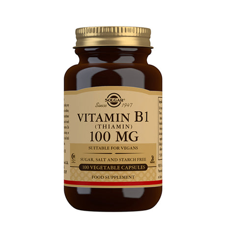 B1-vitamin 100 mg (Thiamin) fra Solgar