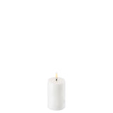 LED Bloklys, Nordic White, Smooth, 5x5,7 cm fra Uyuni lighting