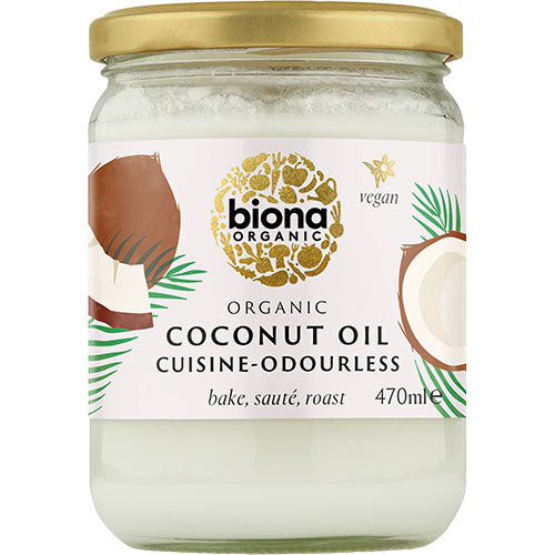 Kokosolie smagsneutral Ø fra Biona Organic
