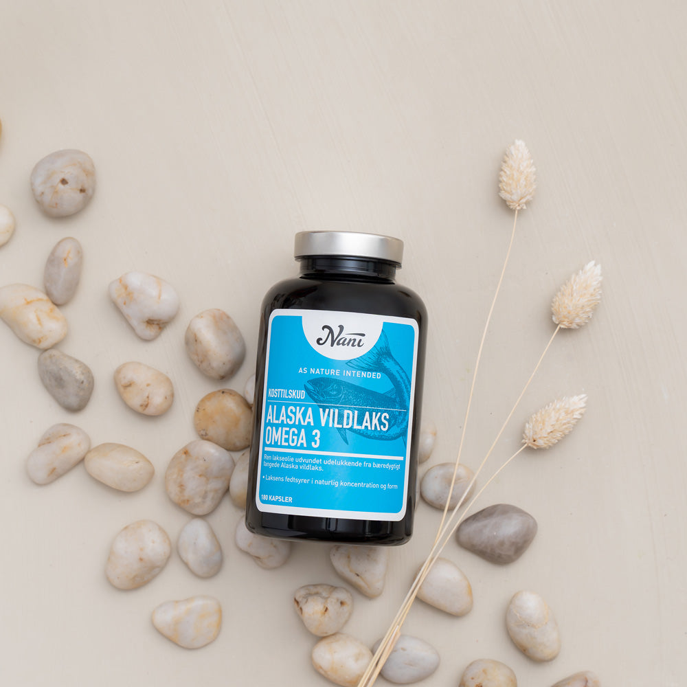 Nani Alaska Vildlaks Omega 3 | 180 kapsler fra Nani