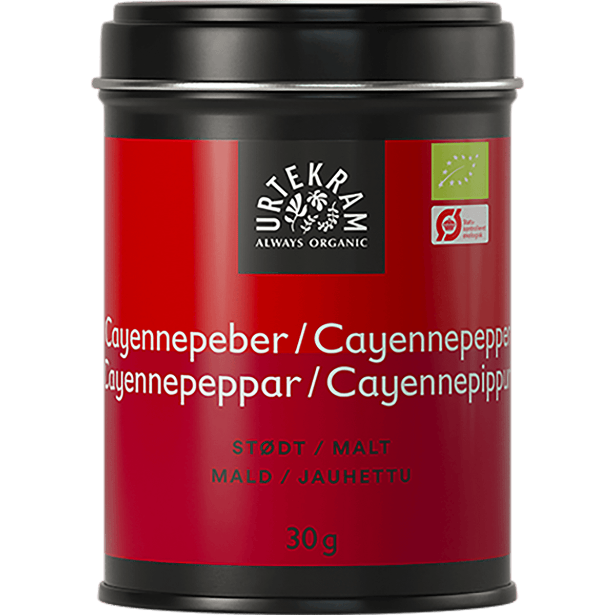 Urtekram Cayennepeber Økologisk | 30 g