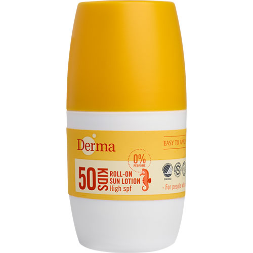 Derma Kids Roll-on Sun Lotion SPF50 fra Derma