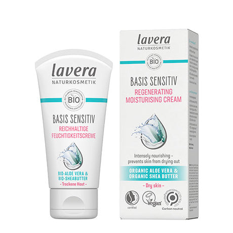 Regenerating Moisturising Day Cream Basis Sensitiv fra lavera