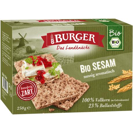Burger Knækbrød Økologisk | Sesam