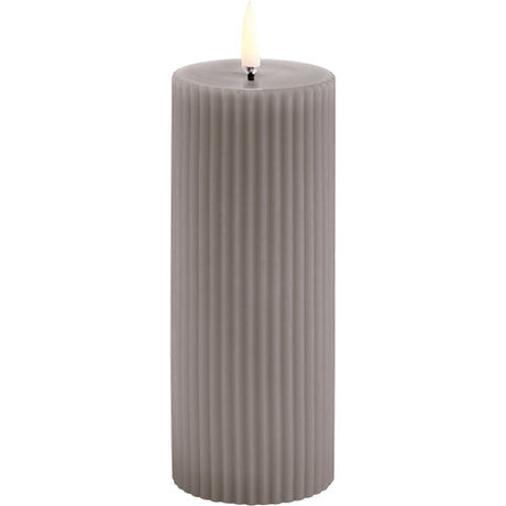 LED grooved Bloklys, Sandstone, Smooth, 5,8x15 cm fra Uyuni lighting