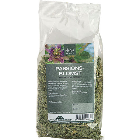 Passionsblomst. Tørret og skåret.