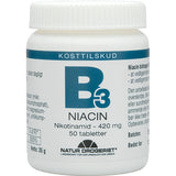 Niacin (nikotinamid) 420 mg fra Natur-Drogeriet