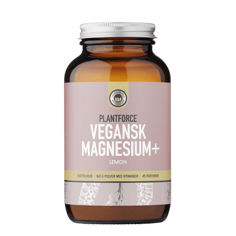 Plantforce Vegansk Magnesium + Lemon | 160 g