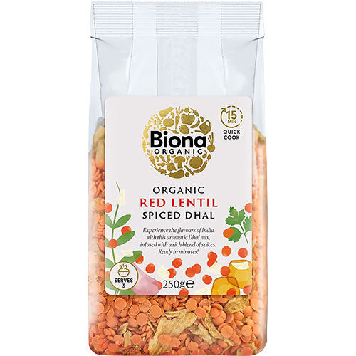 Rød linse dahl (15 min) Ø fra Biona Organic