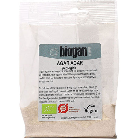Agar agar pulver Ø fra Biogan