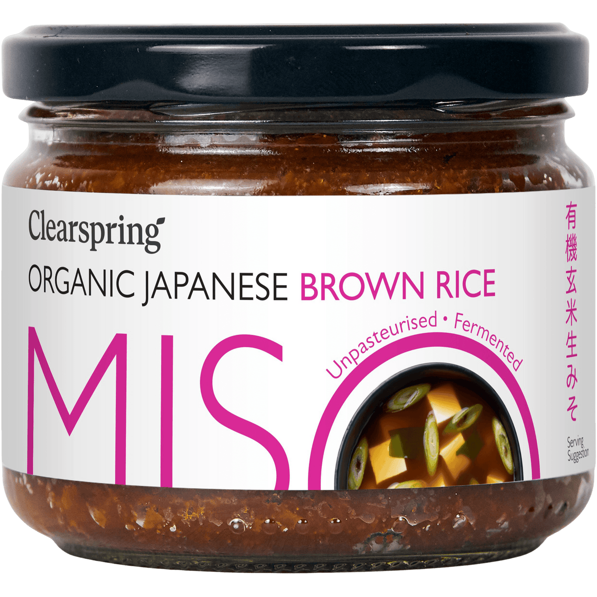 Clearspring Miso Brown Rice - Upasteuriseret | 300 g