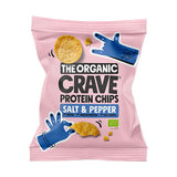Veganske protein chips m. Salt og peber Ø fra The Organic Crave