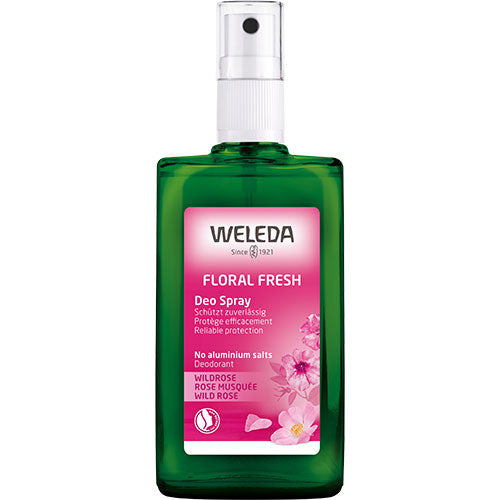 Deodorant Floral Fresh Spray Wildrose fra Weleda