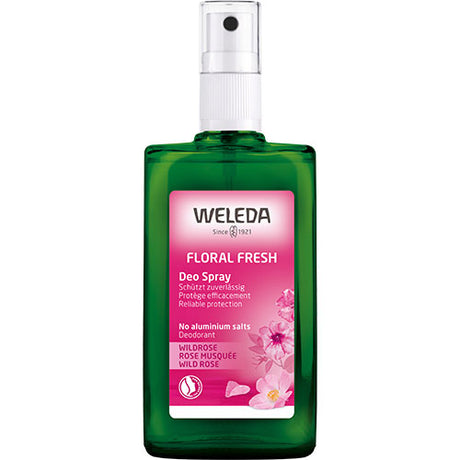 Deodorant Floral Fresh Spray Wildrose fra Weleda