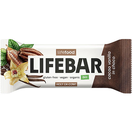 LifeBar InChoco Cacao Vanilla RAW Ø fra Lifefood