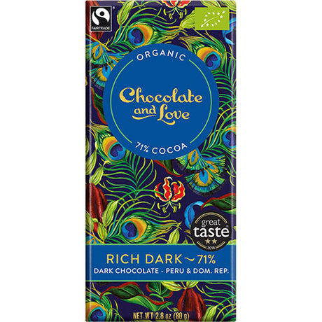 Chokolade Rich dark 71% Ø fra Chocolate and Love