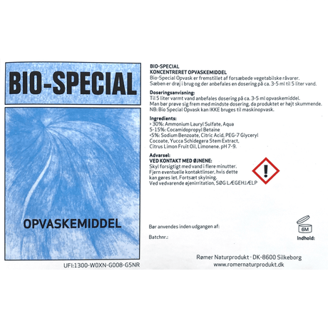 Bio Special Opvask | 2500 ml